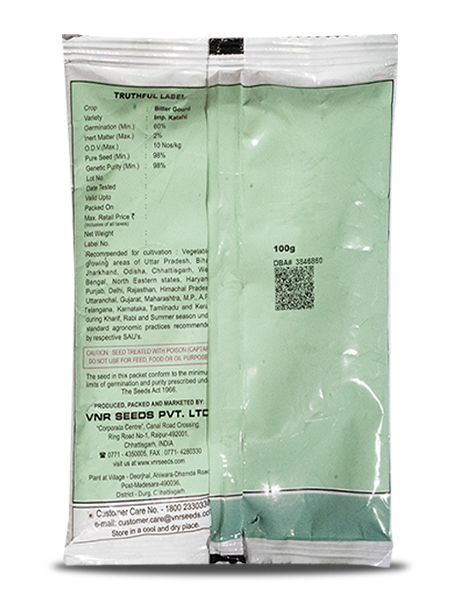 Katahi F1 Hybrid Bitter Gourd Seeds - High Yield & Long Crop Life